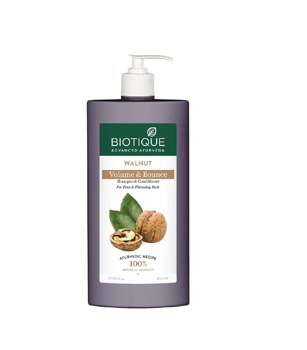 Biotique Advanced Ayurveda Bio Walnut Bark Volumizing Shampoo for Hair