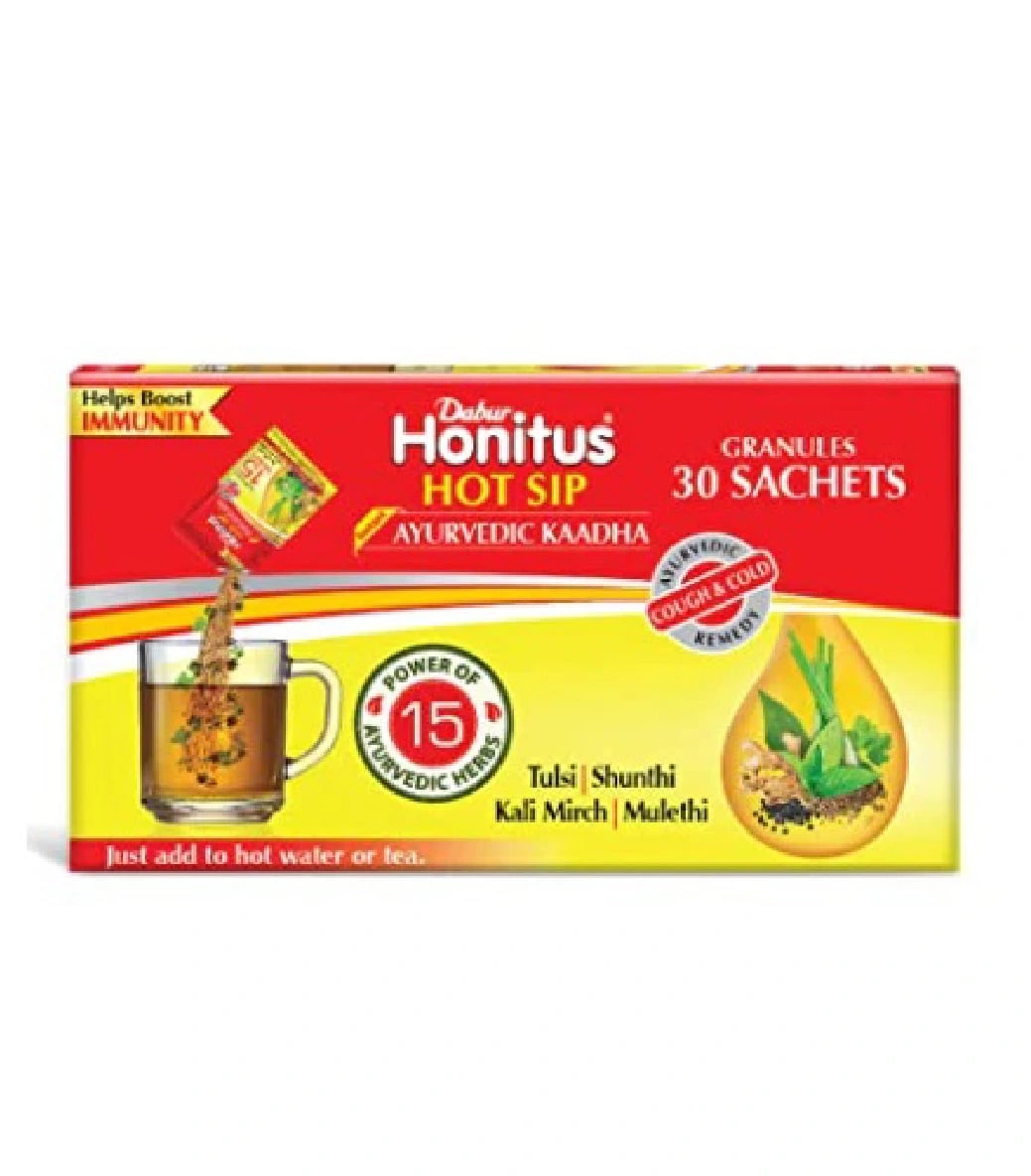 Dabur Honitus Hot Sip Kadha for Sore Throat and Respiratory Relief