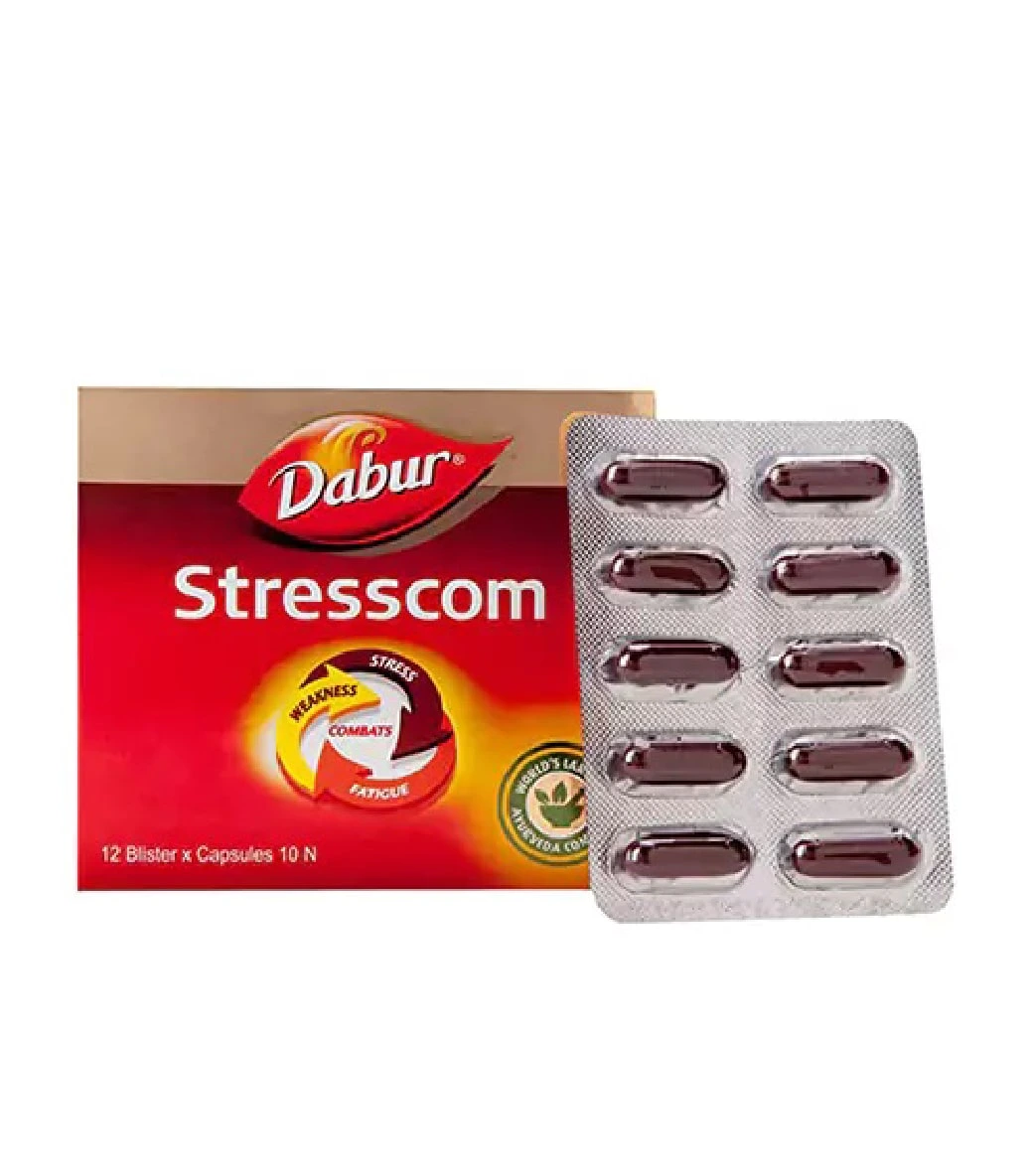Dabur Stresscom Ashwagandha Capsule to Get Rid of Stress