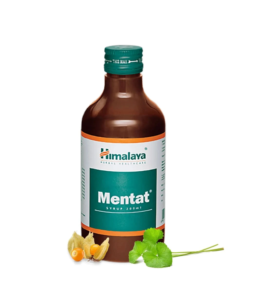 Himalaya Herbals Mentat Syrup to Boost Concentration and Reduce Stress
