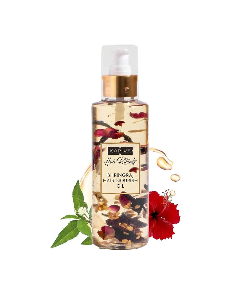Kapiva Bhringraj Hair Nourishing Oil to Strengthen Hair Roots and Enrich Them