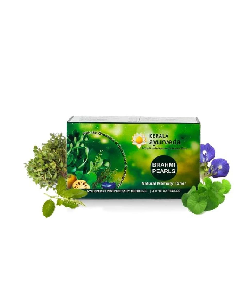 Kerala Ayurveda Brahmi Pearls for Better Memory and Clear Thinking