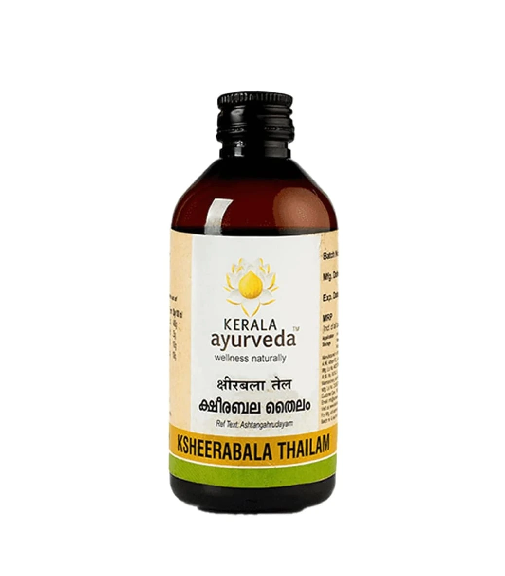 Kerala Ayurveda Ksheerabala Thailam Foot Massage Oil to Promote Restful Sleep