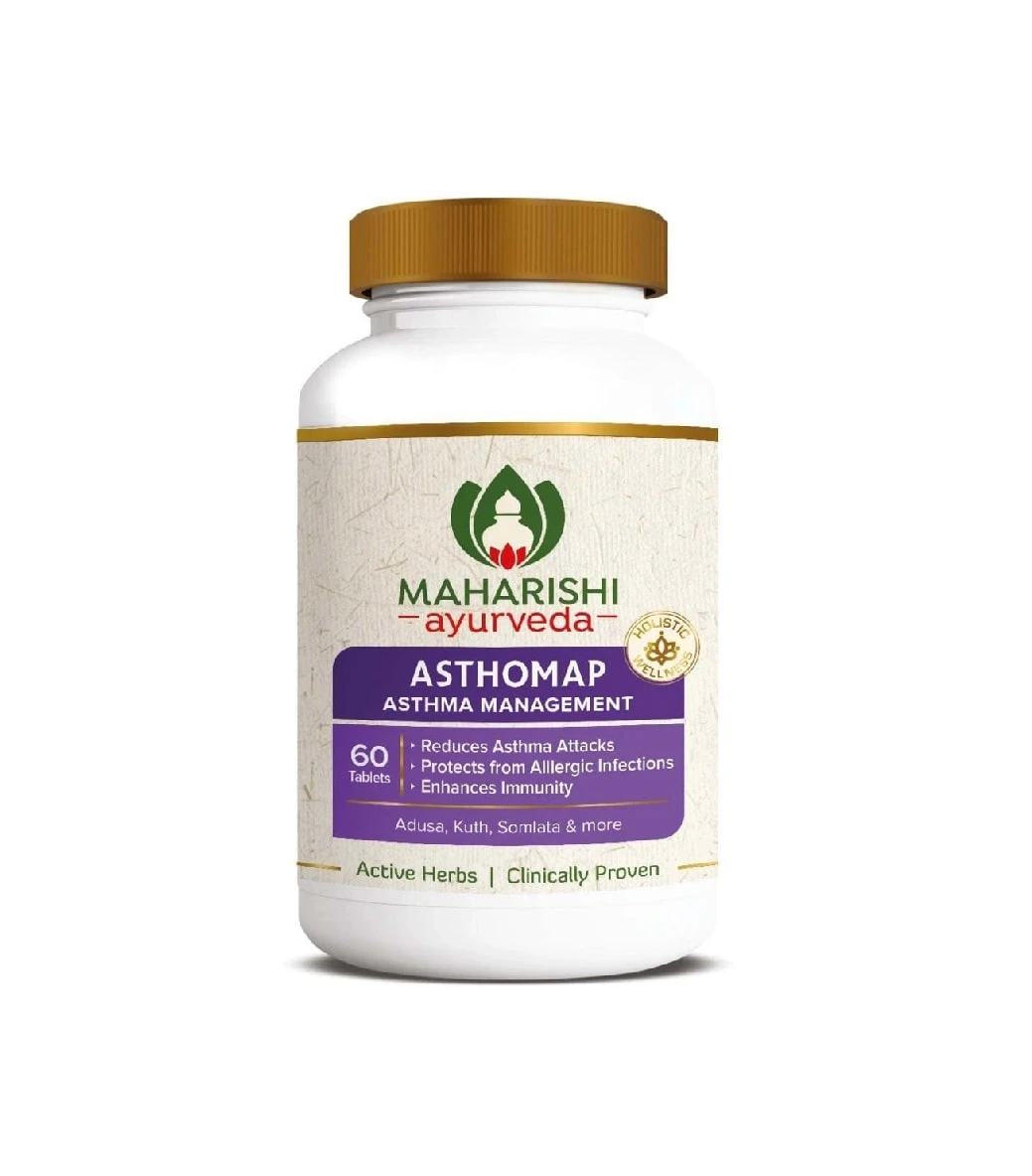 Maharishi Ayurveda Asthomap Tablets for Relief Against Asthma
