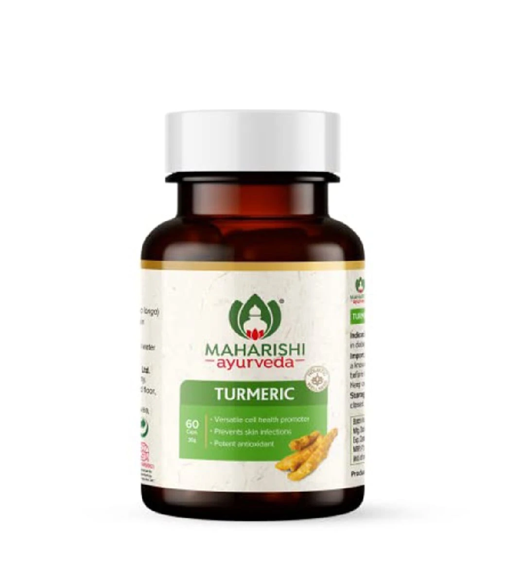 Maharishi Ayurveda Organic Turmeric Capsules 100% pure