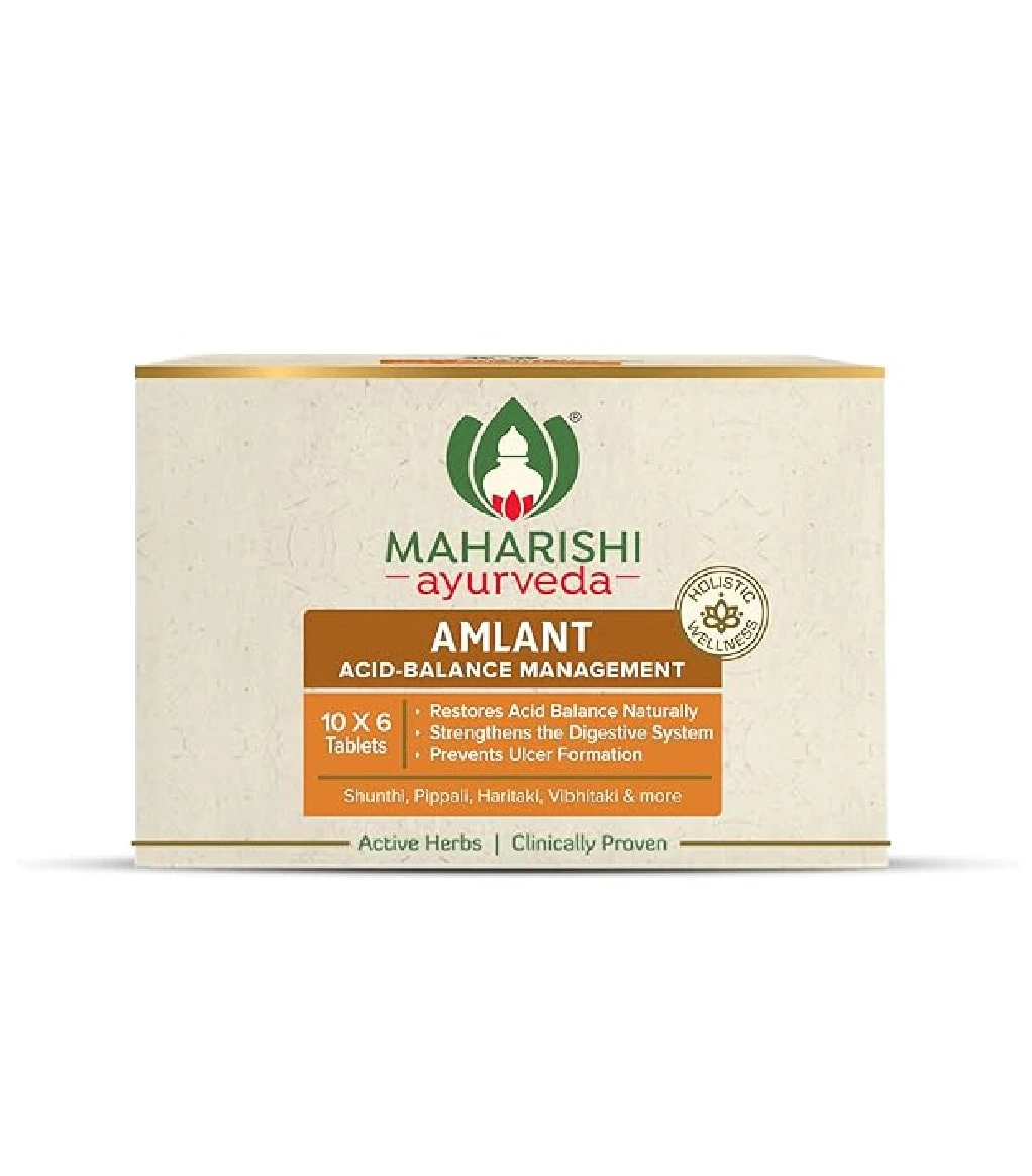 Maharishi Ayurveda Amlant Tablet for Relief from Acid Reflux and Digestion Issues