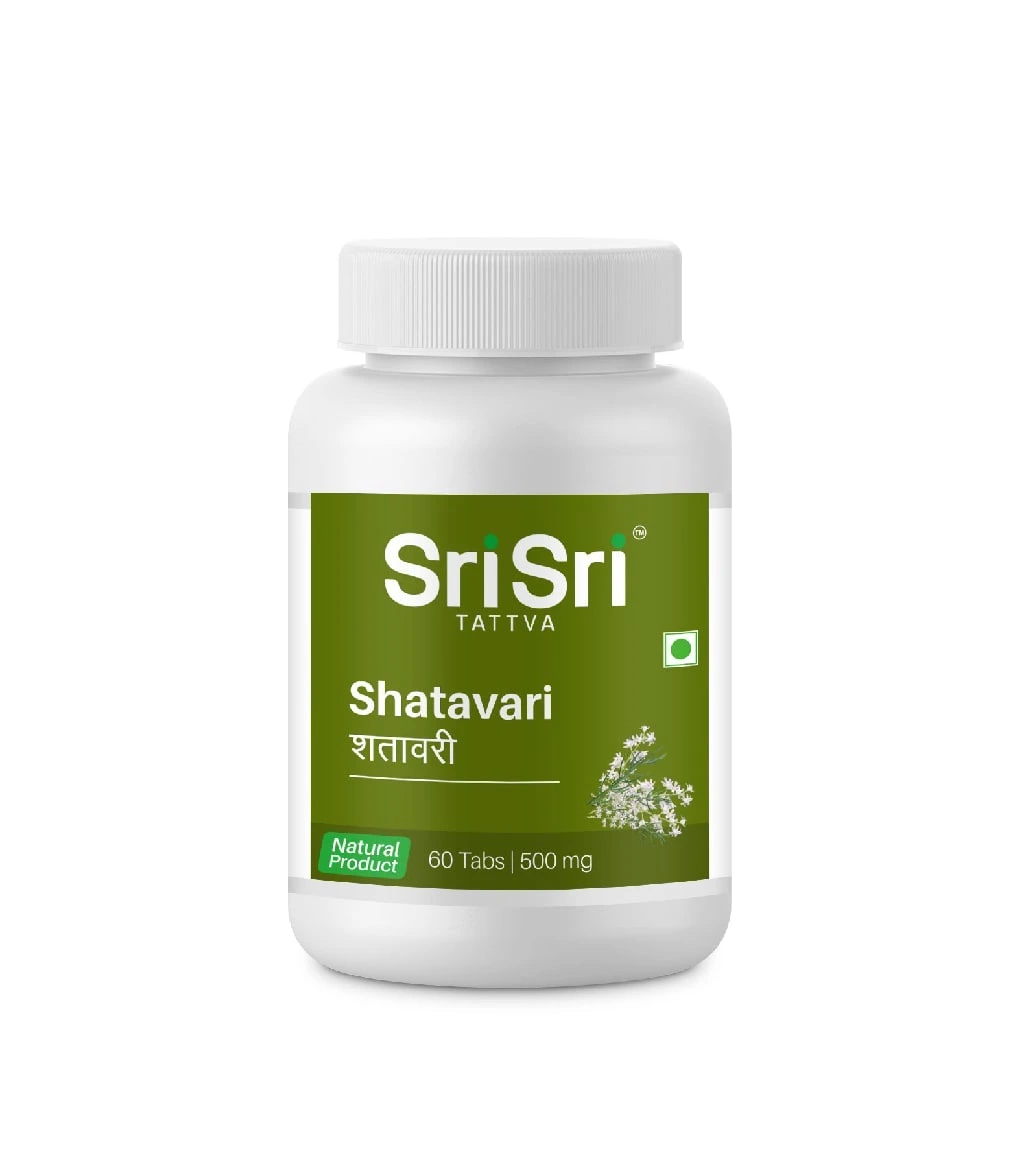 Sri Sri Tattva Shatavari Tablet for Women’s Reproductive Health and Hormones