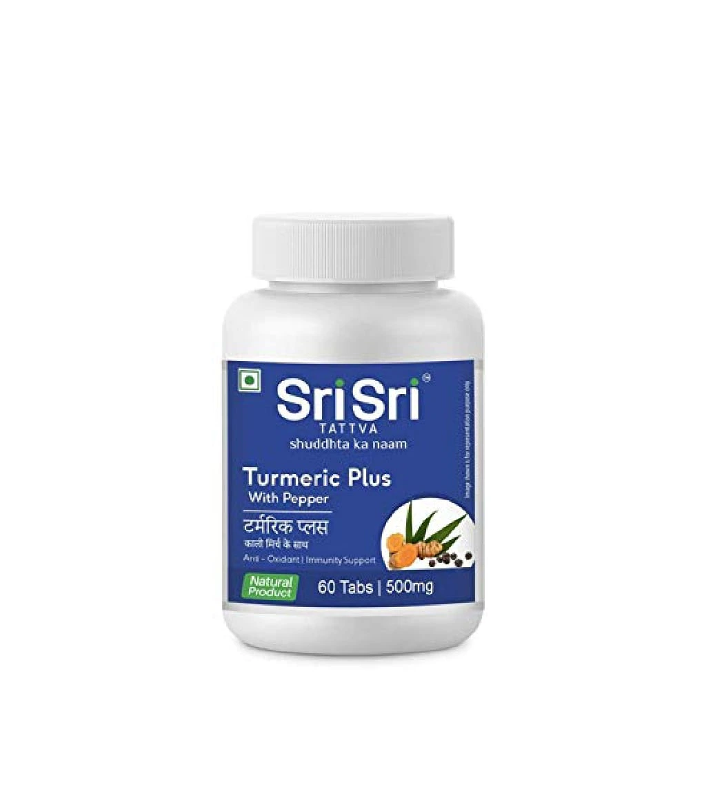 Sri Sri Tattva Turmeric Plus Pure Organic Antioxidant Supplement